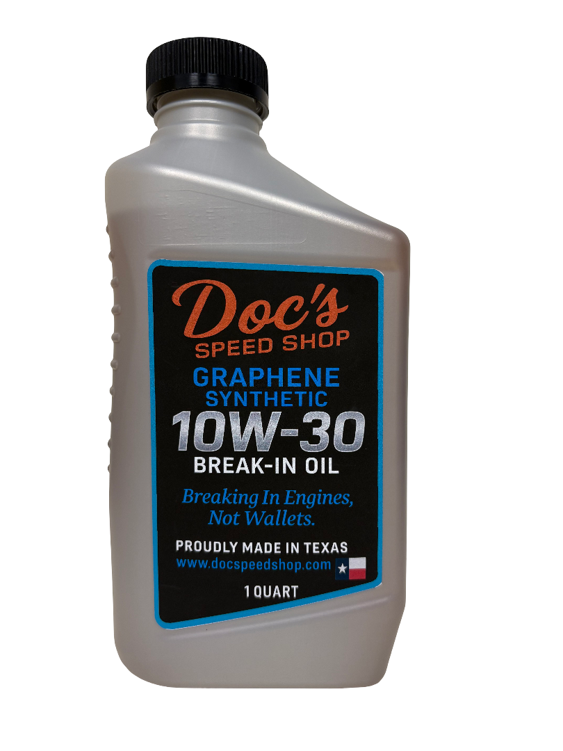 Doc's Speed Shop Graphene Synthetic 10W-30 Break-In Oil